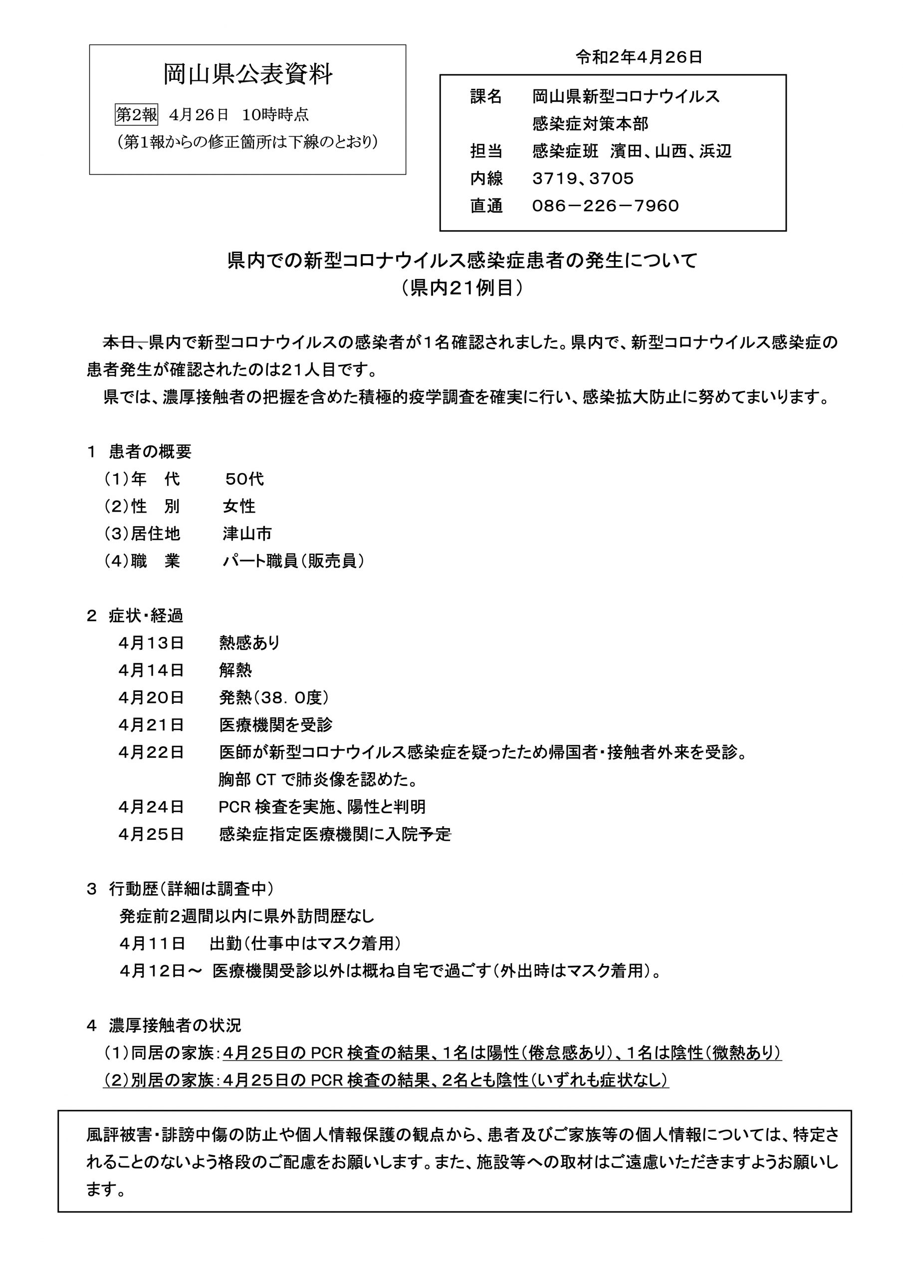 市 コロナ 者 津山 感染 岡山県津山市でコロナ!感染者ルート身元特定情報と保育園学校の休校延長は!?SNSネットでの反応公開